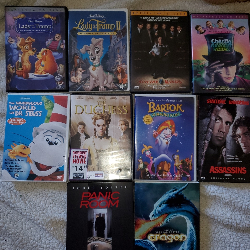 Large lot of DVDs - including exclusive Disney